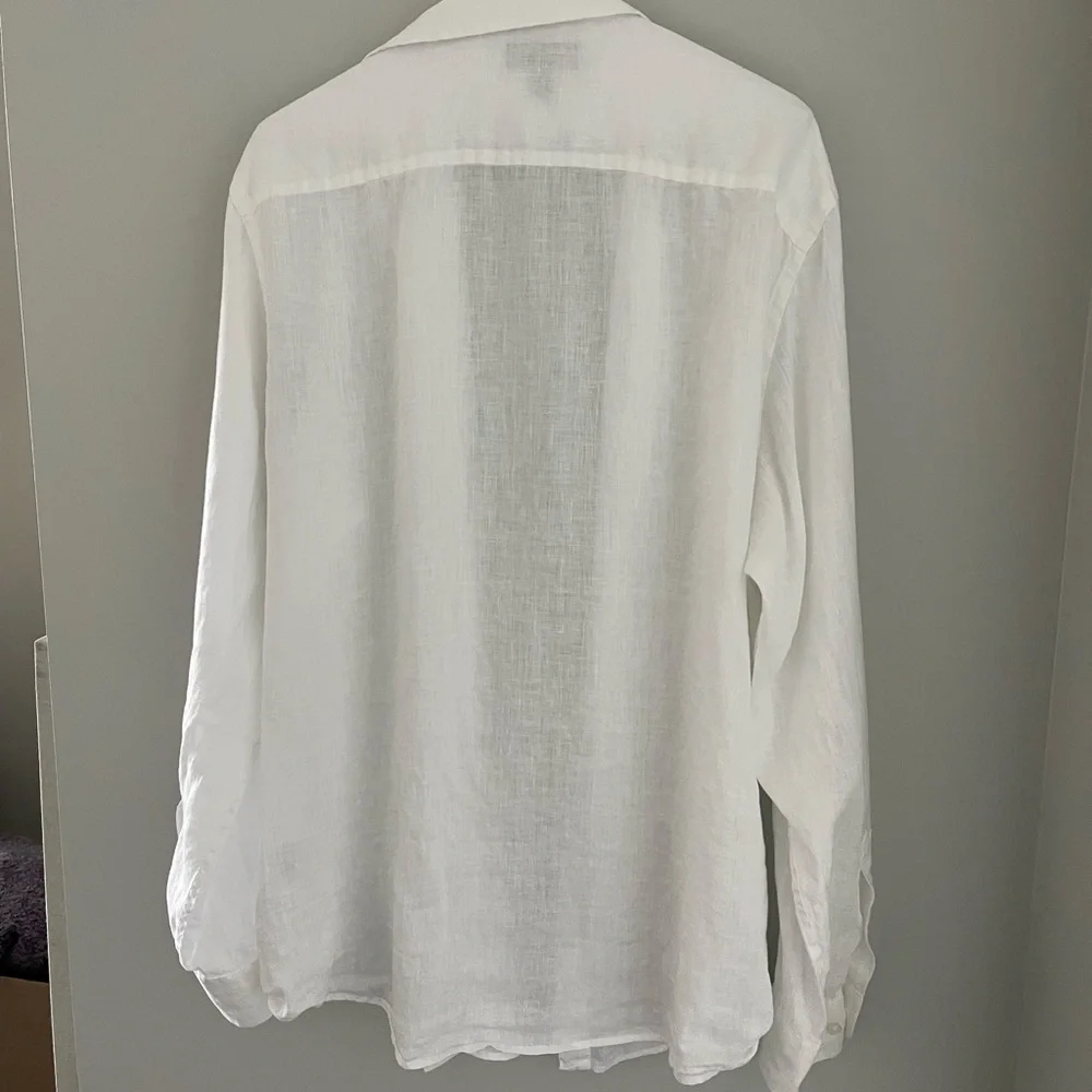 Club Room White Casual Button Down Shirt - Picture 2 of 6